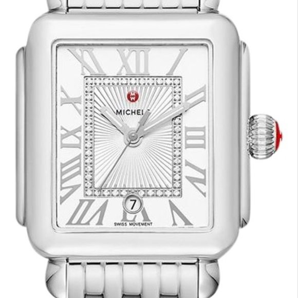 Michele Deco Madison Diamond Dial With Roman Numerals Lady\'s Watch MWW06T000141 main image 5